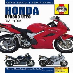 Honda VFR800 VTEC Service and Repair Manual: 2002 to 2009