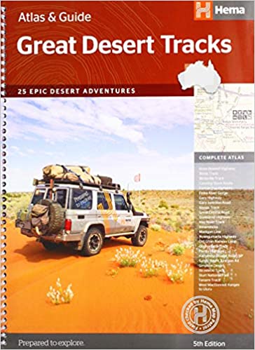 Australia Great Desert Tracks atlas & guide A4: 2018