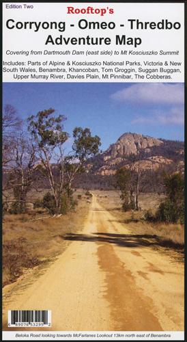 Corryong - Omeo - Thredbo Map