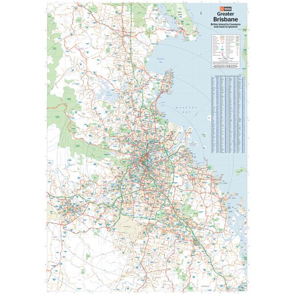 Brisbane and Region Map Unlamited