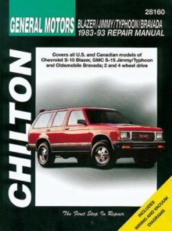 Chevrolet Blazer/Jimmy/Typhoon/Bravada (83 - 93) (Chilton)