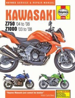 Kawasaki Z750 2004-2008, Z1000 2003-2008 Repair Manual