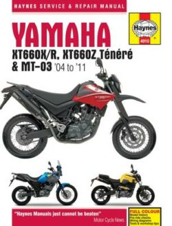 Yamaha XT660 & MT-03 (04 - 11) Haynes Repair Manual