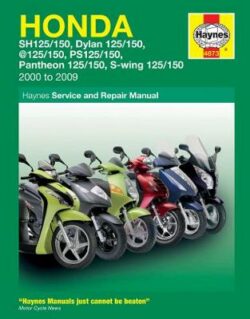 Honda 125 Scooters SH/SES/NES/PES/FES 125 2000-2009 Repair Manual