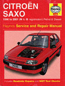 Citroen Saxo Service and Repair Manual: 1996 to 2000