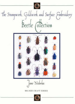 Stumpwork, Goldwork & Surface Embroidery Beetle Collection