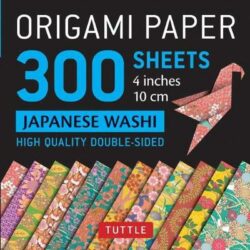 Origami Paper - Japanese Washi Patterns- 4 inch (10cm) 300 sheets