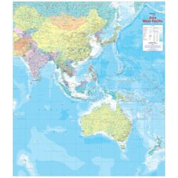 Asia & West Pacific Wall Map