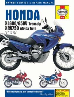 Honda XL600/650V/XVR750/XL600V/650V/XRV750 1987-2007 Repair Manual