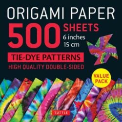 Origami Paper 500 sheets Tie-Dye Patterns 6" (15 cm)