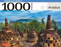 Borobudur Temple, Indonesia - 1000 Piece Jigsaw Puzzle