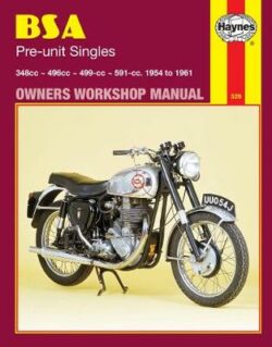 BSA Pre-unit Singles (54 - 61) Haynes Repair Manual