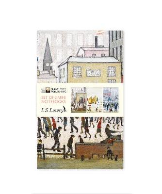 L.S. Lowry Set of 3 Mini Notebooks