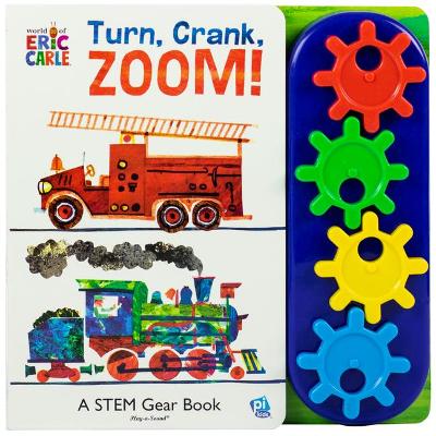 Eric Carle Turn Crank Zoom Go Go Gear Book