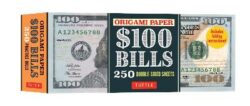 Origami Paper: One Hundred Dollar Bills