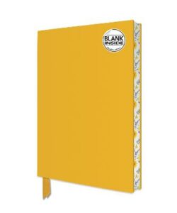 Sunny Yellow Blank Artisan Notebook (Flame Tree Journals)