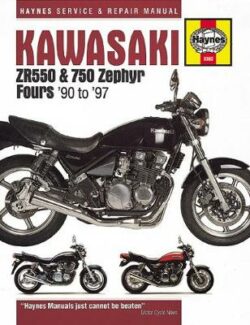 Kawasaki ZR550 & 750 Zephyr Fours 1990-1993 Repair Manual