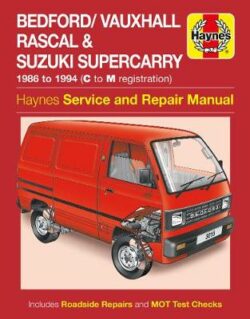 Vauxhall Rascal, Suzuki Supercarry SK410 1986-1994 Repair Manual