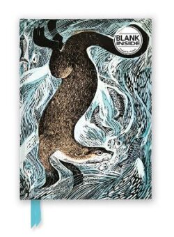 Angela Harding: Fishing Otter (Foiled Blank Journal)