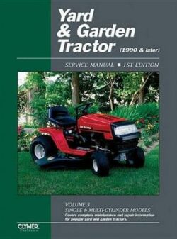 Yard & Garden Tractor Vol.3 Repair Manual