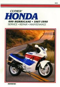 Honda CBR600F Hurricane 1987-1990 Repair Manual