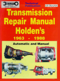 Transmission Repair Manual Holden's 1963-1988