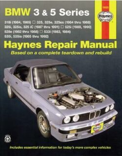 BMW 3 & 5 Series E30, E28, E34 1982-1992 Repair Manual