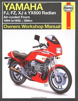 Yamaha FJ, FZ, XJ & YX600 Radian 1984-1992 Repair Manual