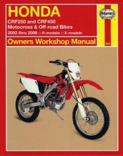 Honda CRF250R/CRF250X/CRF450R/CRF450X 2004-2006 Repair Manual