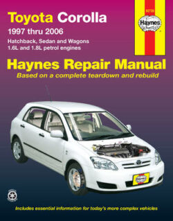 Toyota Corolla AE101, AE102, AE112, ZZE122 1997-2006 Repair Manual