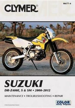 Suzuki DR-Z400E, S & SM 2000-2012 Repair Manual