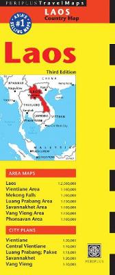 Laos Travel Map Third Edition