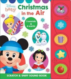 Disney Baby Christmas In the Air Scratch & Sniff Sound Book OP