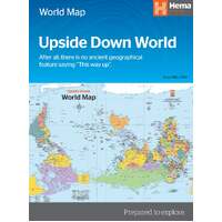 Upside Down World Classic Map Unlaminated 840x594mm