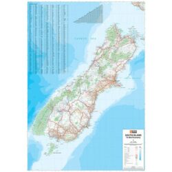 South Island New Zealand Map