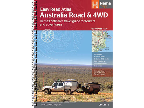 Australia Easy Read Road & 4WD atlas A3