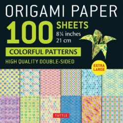 Origami Paper 100 sheets Colorful Patterns 8 1/4" (21 cm)