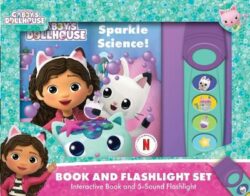 Gabby&apos;s Dollhouse: Sparkle Science! Book and 5-Sound Flashlight Set