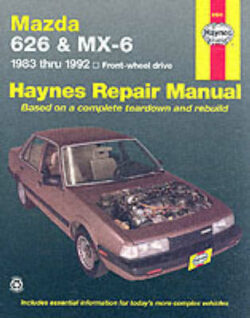 Mazda 626, MX-6 FWD models 1983-1992 Repair Manual