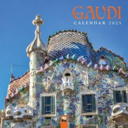 Gaudi Wall Calendar 2025 (Art Calendar)