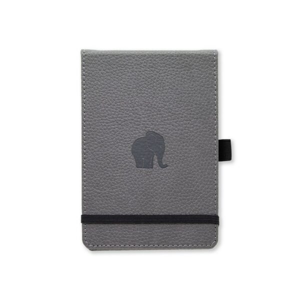 Dingbats* Wildlife A6+ Reporter Grey Elephant Notebook - Plain