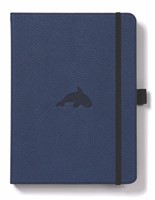 Dingbats* Wildlife A5+ Blue Whale Notebook - Plain