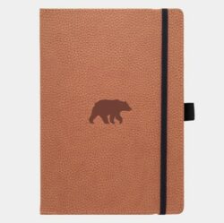 Dingbats* Wildlife A5+ Brown Bear Notebook - Graph