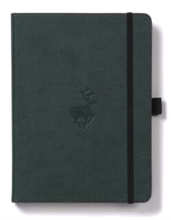 Dingbats* Wildlife A5+ Green Deer Notebook - Plain