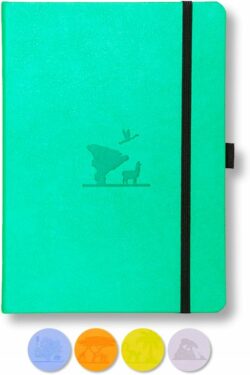 Dingbats* Earth A5+ Emerald Eduardo Avaroa Notebook - Dotted