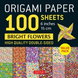 Origami Paper Bright Flowers 15cm 100 Sheets