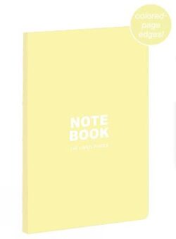 Pastel Yellow A5 Notebook