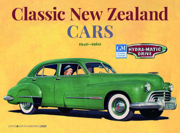 Classic NZ Cars 1940-1960 Calendar 2026