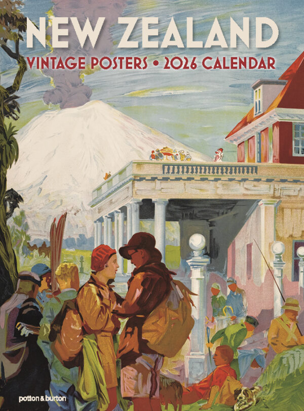 NZ Vintage Posters LARGE Calendar 2026