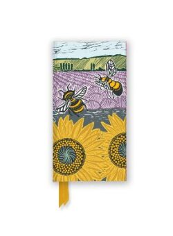 Kate Heiss: Sunflower Fields (Foiled Slimline Journal)